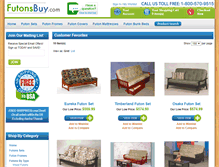 Tablet Screenshot of futonsbuy.com
